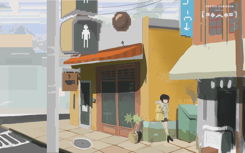 digital art, Porter Robinson, drawing, 1080P