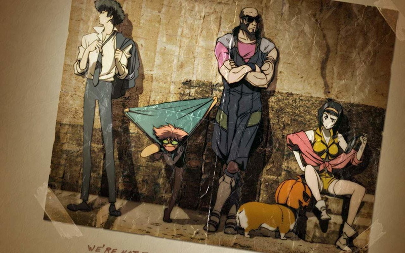 Spike Spiegel, Jet Black, 720P, Anime, Ein (Cowboy Bebop), Cowboy Bebop, Faye Valentine, Edward (Cowboy Bebop)