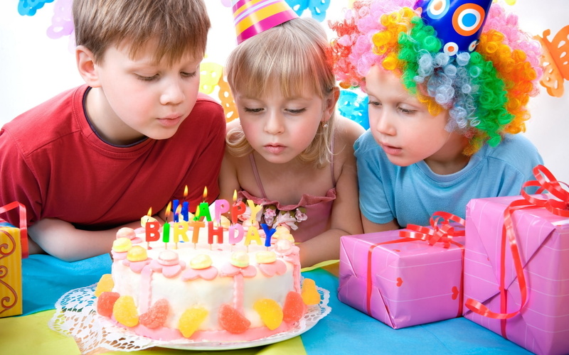boys, 1080P, kids, pink, happy, birthday, white, girls, party, celebration, yellow, cake