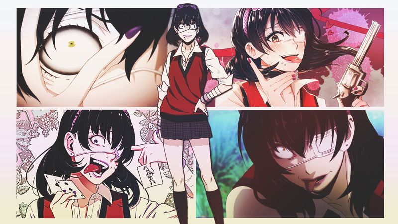 Kakegurui, Midari Ikishima, Anime, 1080P