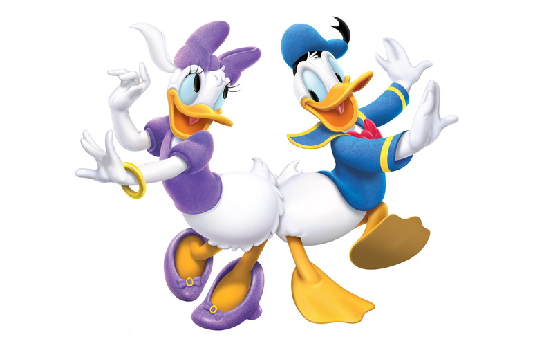 characters, walt, duck, donald, hd, daisy, character, disney, desktop, 2K, dancing