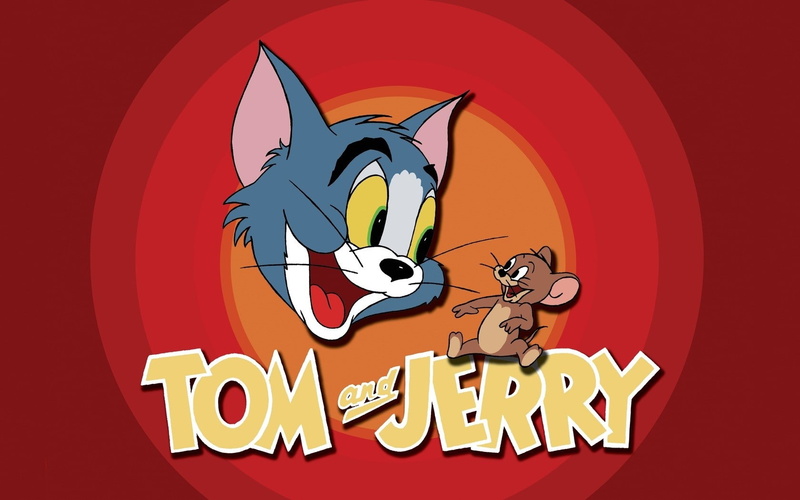 mammal, food and drink, Screensaver, communication, people, text, 720P, shape, women, Cartoon, emotion, Tom and jerry, event, circle, food, red, Cat, celebration