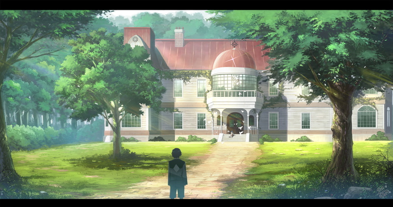 Code:016 (Hiro), 1080P, transfer print, plant, auto post production filter, growth, building exterior, tree, building, real people, rear view, built structure