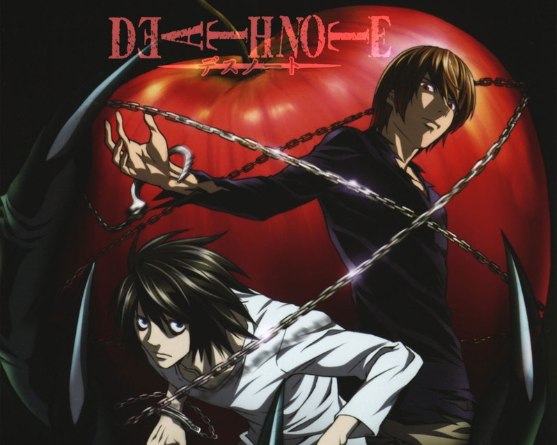 l, death, x, death note, Yagami Light, light, 720P, note, hd, anime, art, yagami