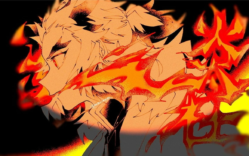 Demon Slayer, rengoku kyoujurou, 720P