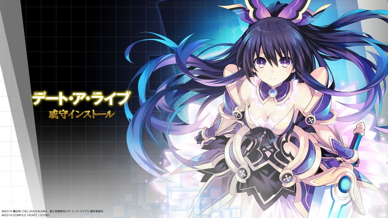 Yatogami Tohka, anime, Date A Live, 720P, anime girls