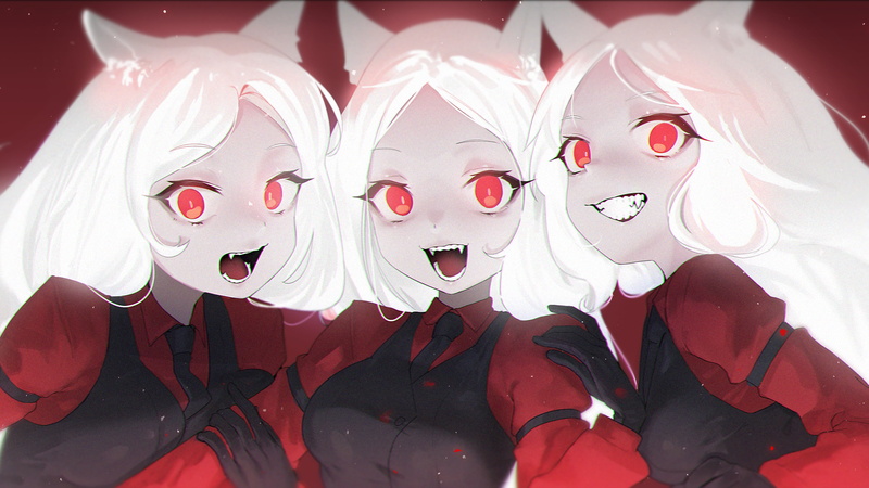 Helltaker, Cerberus (Helltaker), 2K