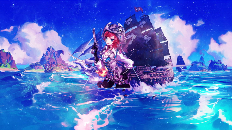 Jan Verner, Platinum Conception s, 1080P, Pirate ship, pirates, anime girls, anime