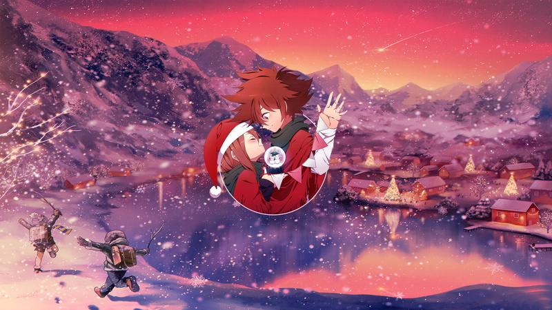 picture-in-picture, digital art, Platinum Conception s, anime boys, anime, anime girls, Digimon, 1080P