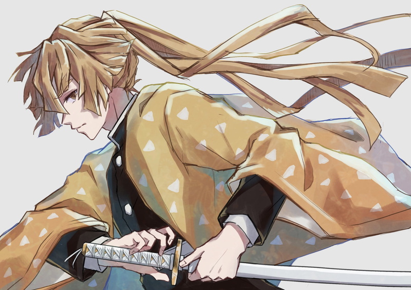 Zenitsu Agatsuma, 1080P, Anime, Demon Slayer: Kimetsu no Yaiba
