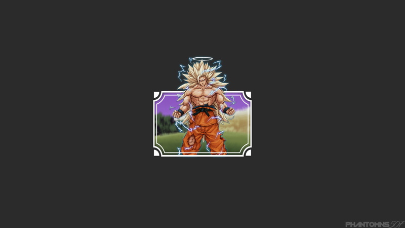minimalism, 4K, Dragon Ball, Son Goku, Fire Force, anime, Shinra Kusakabe