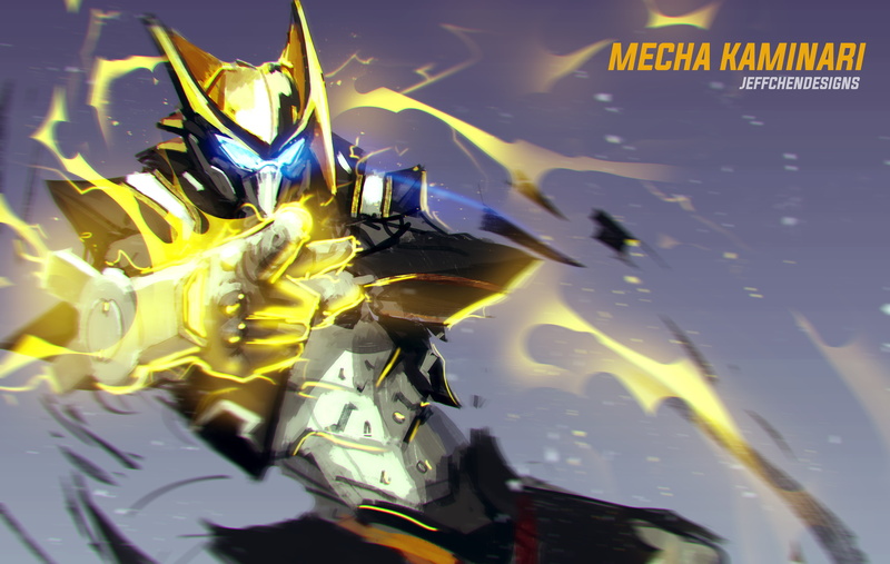 Anime, 5K, Denki Kaminari, My Hero Academia, Mecha