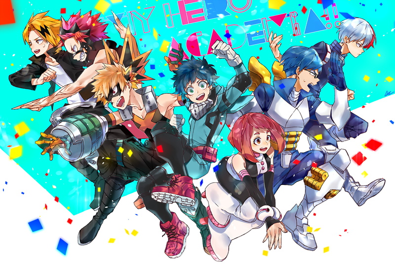 Tenya Iida, Izuku Midoriya, My Hero Academia, Eijiro Kirishima, Shoto Todoroki, Anime, Denki Kaminari, Ochaco Uraraka, 2K, Katsuki Bakugou