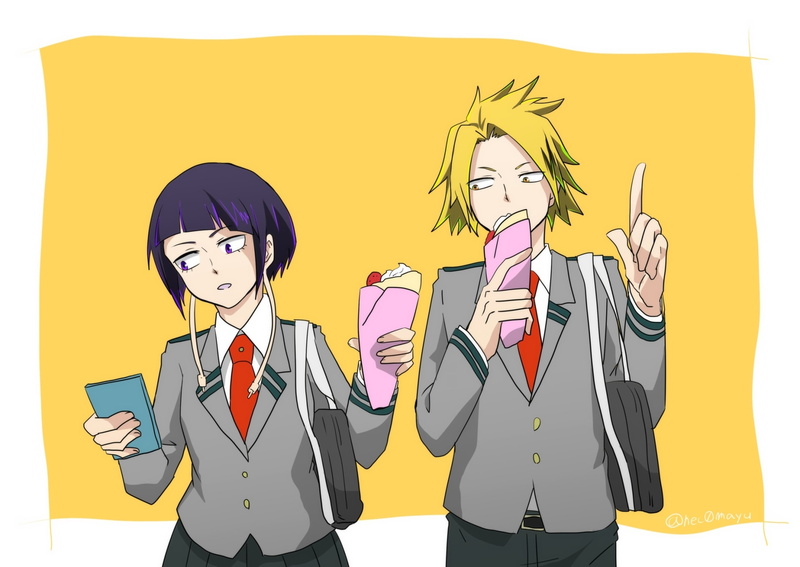 Anime, 1080P, Kyoka Jiro, Denki Kaminari, My Hero Academia