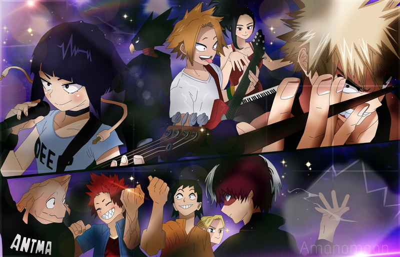 Anime, Yuga Aoyama, Eijiro Kirishima, Koji Koda, Fumikage Tokoyami, Momo Yaoyorozu, My Hero Academia, 2K, Kyoka Jiro, Hanta Sero, Katsuki Bakugou, Shoto Todoroki