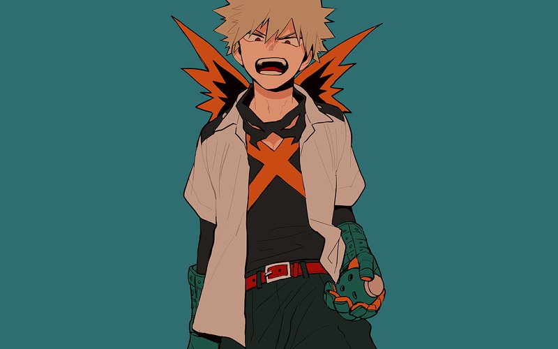 anime boys, Bakugō Katsuki, 1080P, Boku no Hero Academia