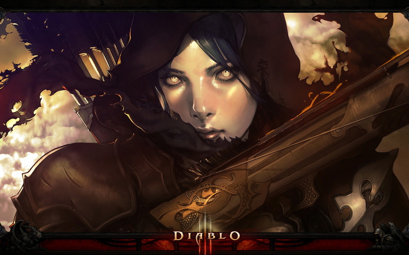 Diablo, Demon Hunter (Diablo III), Diablo III, 1080P