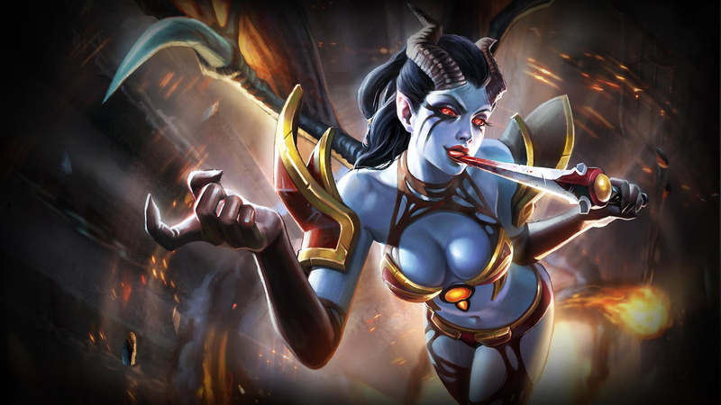 hd, queen, female, pain, devils, dota, girl, 1080P, akasha, demons, beautiful