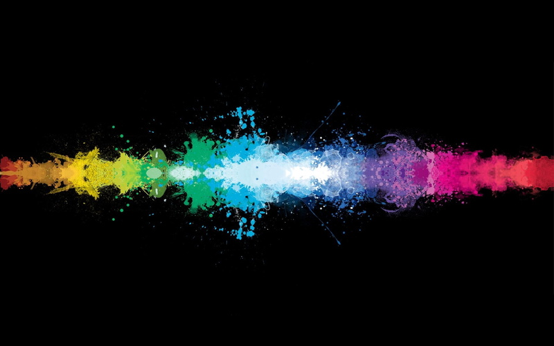 multicolored, sound, no people, pattern, impact, digital, 1080P, spraying, indoors, bright, motion, colors, night, black background, light - natural phenomenon