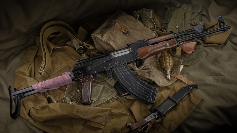 assault Rifle, machine, AKM, 1080P, weapons, weapon