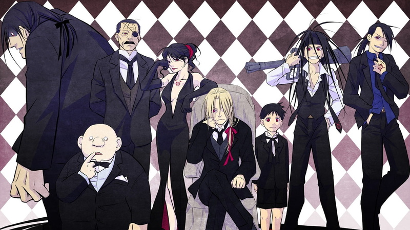 greed, fullmetal, envy, lust, hd, anime, pride, full, gluttony, sloth, wrath, Lust (FMA), 720P, metal, Fullmetal Alchemist, art, fma, alchemist