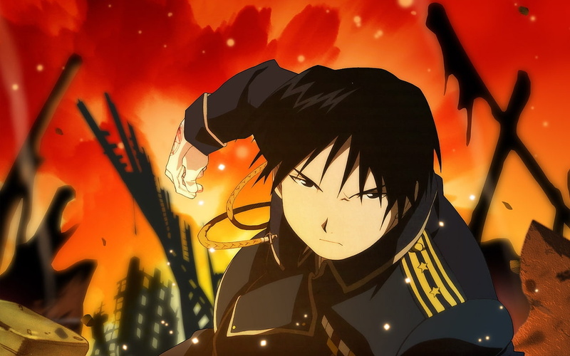 fullmetal, 720P, hd, alchemist, mustang, metal, art, roy, full, anime, Roy Mustang, Fullmetal Alchemist