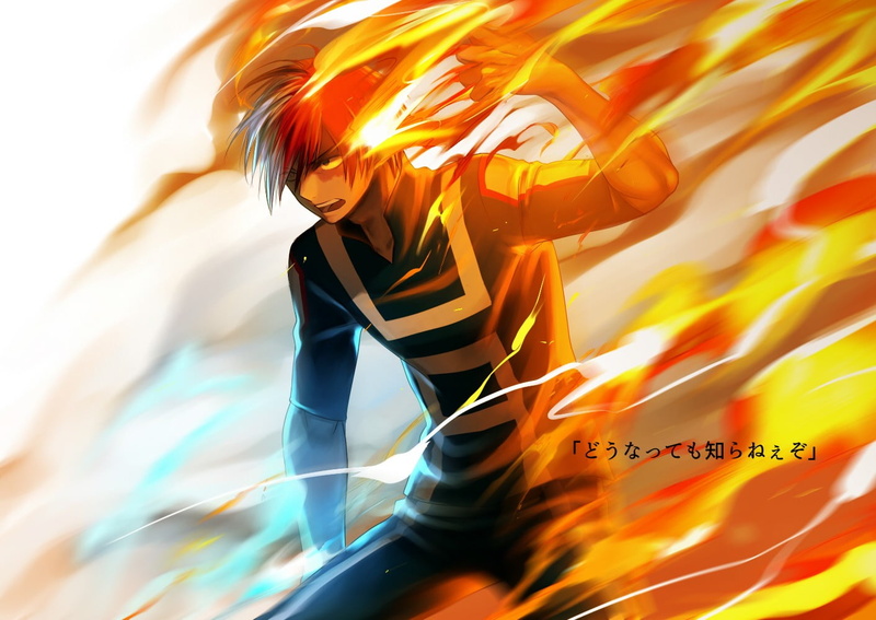 Boku no Hero Academia, nature, multi colored, studio shot, yellow, art and craft, backgrounds, todoroki, close-up, indoors, abstract, textile, pattern