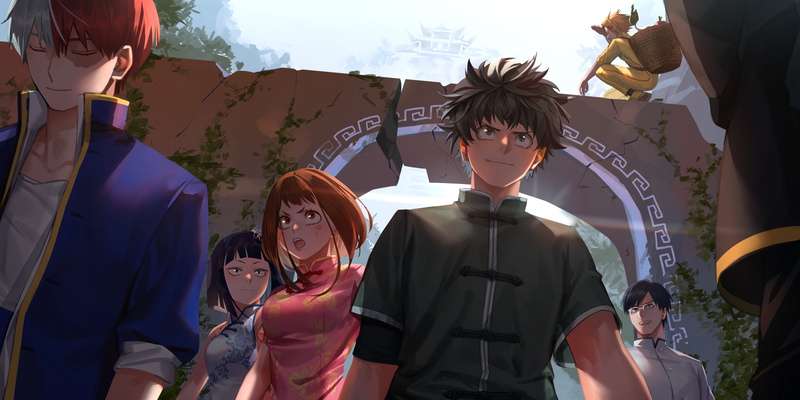 Kyōka Jirō, My Hero Academia, Izuku Midoriya, Ochaco Uraraka, Anime, Tenya Iida, 2K, Shoto Todoroki