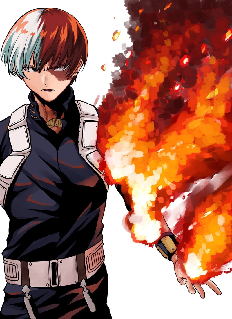 Todoroki, Shoto Todoroki, 1080P, digital art, 2D, Todoroki Shōto, Boku no hero, artwork, Shouto Todoroki, Boku no Hero Academia, illustration, anime