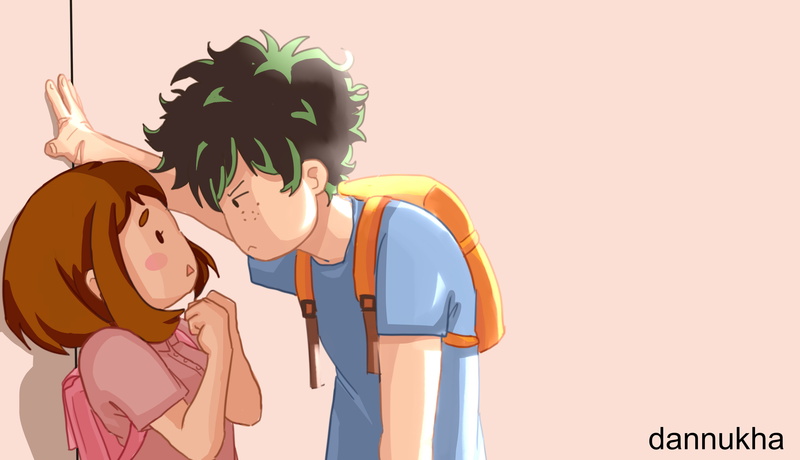 Izuku Midoriya, My Hero Academia, Anime, Ochaco Uraraka, 4K