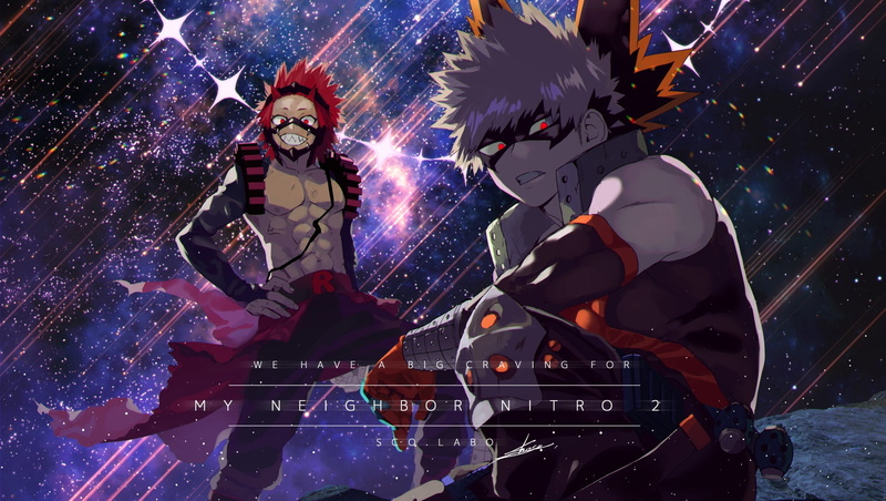 Katsuki Bakugou, My Hero Academia, Eijiro Kirishima, Anime, 1080P