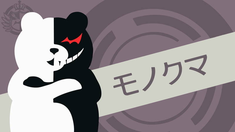 Minimalist, Danganronpa, Monokuma (Danganronpa), 1080P