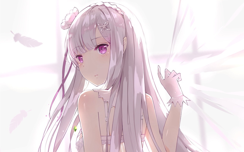 Anime, Re:Zero, 1080P, Re:ZERO -Starting Life in Another World-, Emilia (Re:ZERO)