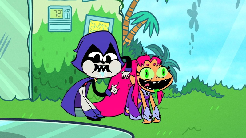 Teen Titans Go!, Teen Titans, 1080P, Raven (DC Comics), Starfire (DC Comics)