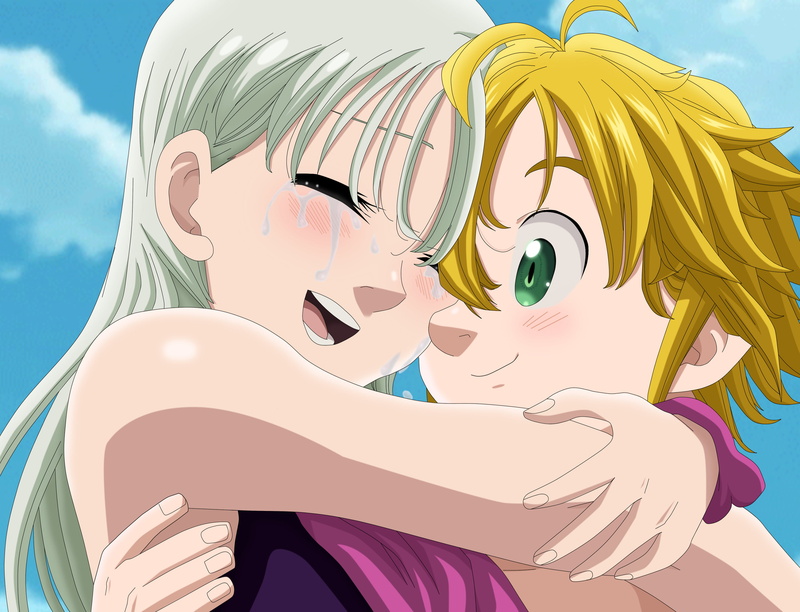 2K, Meliodas (The Seven Deadly Sins), Elizabeth Liones, The Seven Deadly Sins, Anime