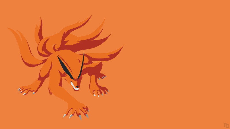 Naruto, 4K, Kurama (Naruto), Anime