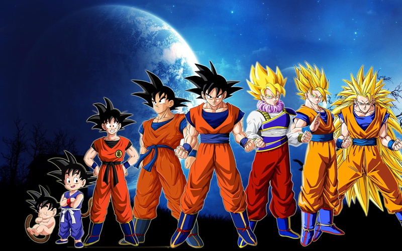 son, super, 1920x1200, dragonballz, dragonball z, 1080P, super saiyan, dragonball, stages, saiyan, anime, goku, z