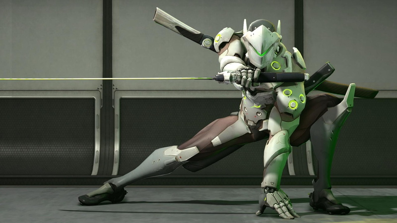 Genji Shimada, Genji (Overwatch), Video Game, Overwatch, 1080P