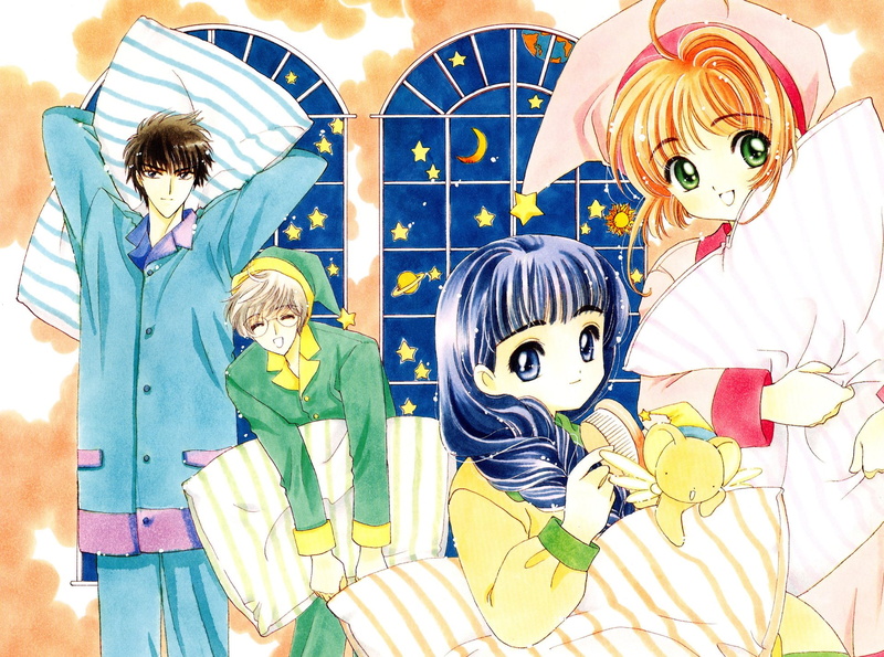Toya Kinomoto, Yukito Tsukishiro, Tomoyo Daidouji, 1080P, Sakura Kinomoto, Cardcaptor Sakura, Anime, Keroberos (Card Captor Sakura)