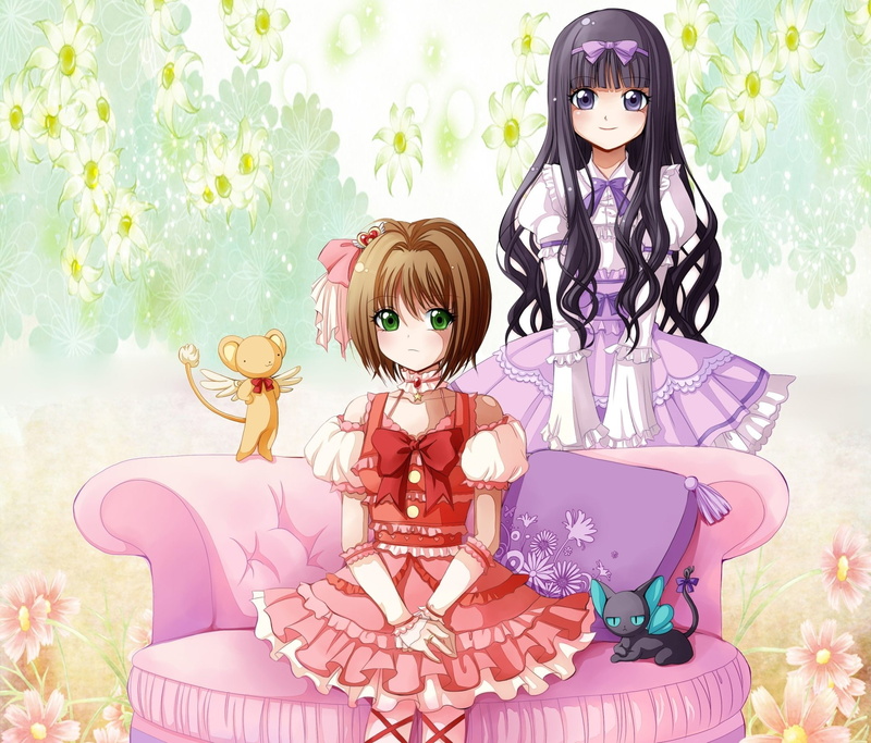 Tomoyo Daidouji, Keroberos (Card Captor Sakura), Anime, Sakura Kinomoto, 1080P, Cardcaptor Sakura, Spinel Sun