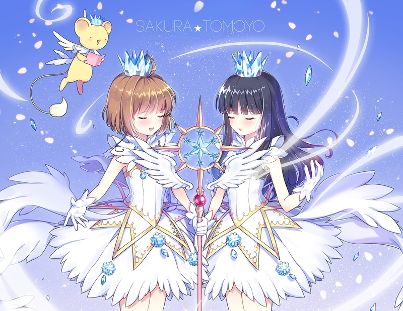 Sakura Kinomoto, Anime, Cardcaptor Sakura, 720P, Keroberos (Card Captor Sakura), Tomoyo Daidouji