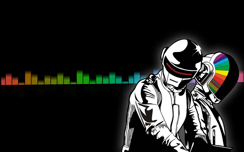 men, sports equipment, striped, hat, 1080P, standing, clothing, multi colored, house music dubstep techno drum and bass music dj brian dessert daft punk