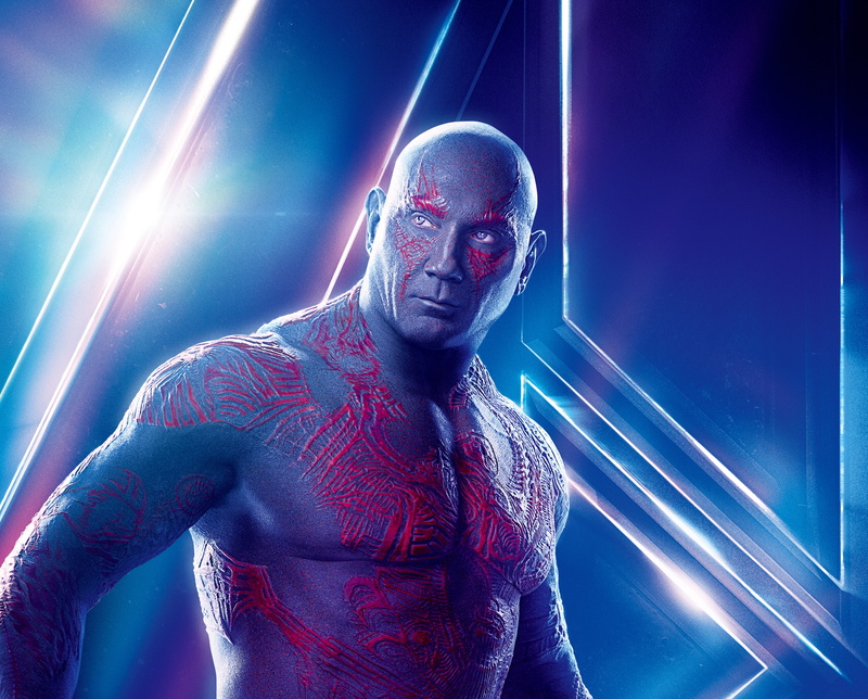 5K, Avengers: Infinity War, Dave Bautista, 4K, Drax, 5K