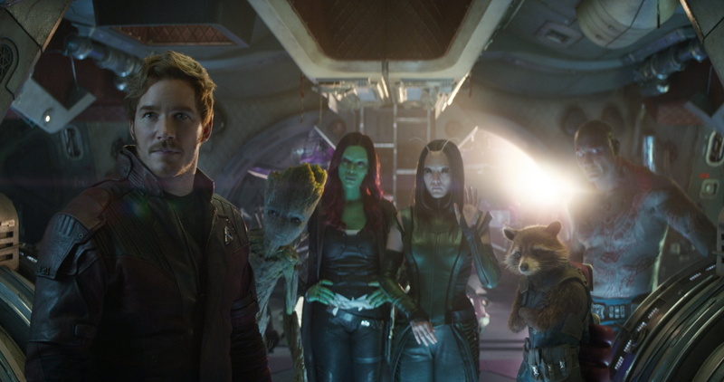 Drax The Destroyer, Movie, Guardians of the Galaxy, Dave Bautista, Zoe Saldana, Avengers: Infinity War, 1080P, Groot, Chris Pratt, Gamora, Star Lord, Rocket