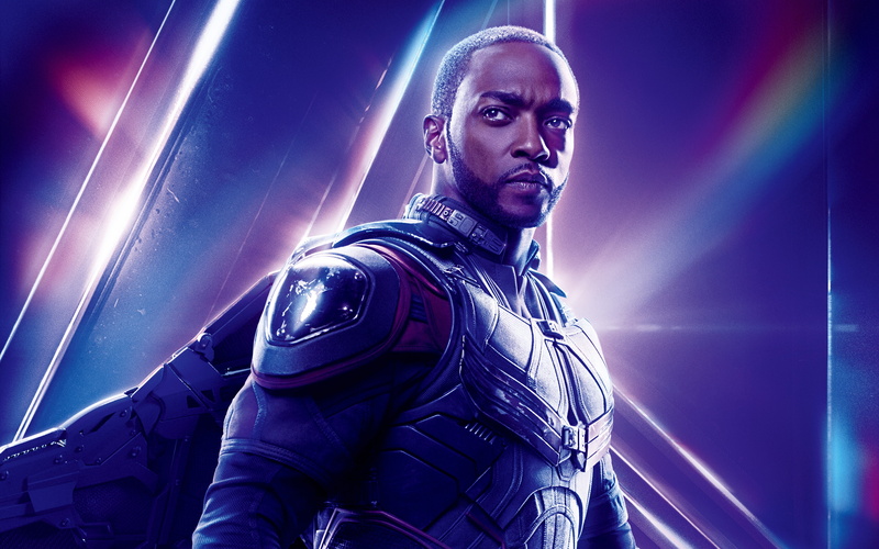 Avengers, 4K, hairstyle, Mackie, one person, War, standing, confidence, young men, k, waist up, indoors, adult, Anthony, young adult, low angle view, illuminated