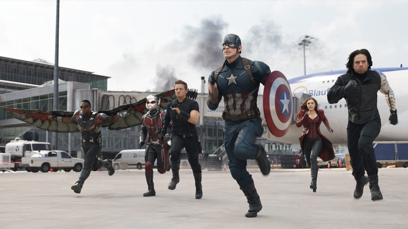 Chris Evans, Anthony Mackie, movie, war, Marvel, civil, best movies of 2016, Captain America 3: civil war, 4K, Jeremy Renner
