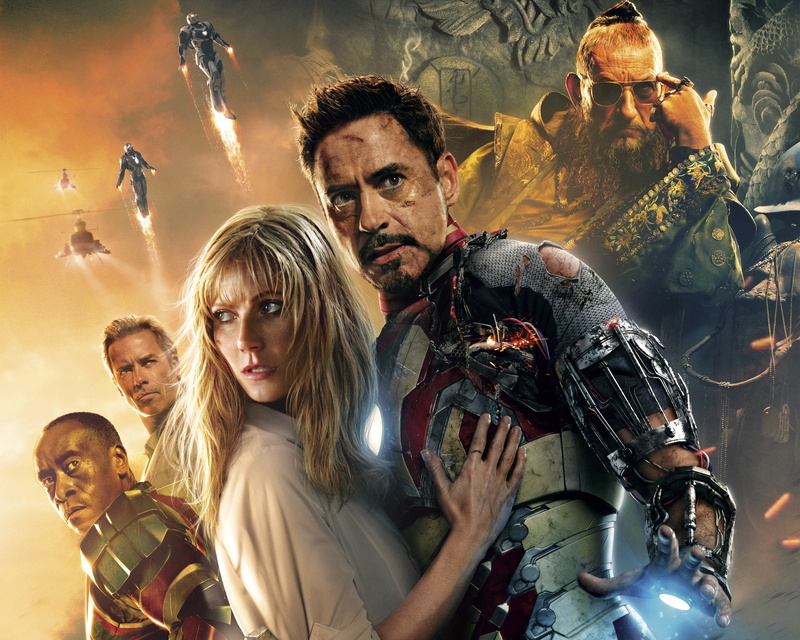 The Mandarin, adult, togetherness, iron man, Gwyneth Paltrow, young women, new, Don Cheadle, women, Robert Downey Jr, portrait, celebration, people, Aldrich Killian