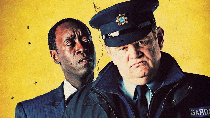 Brendan Gleeson, Don Cheadle, Movie, The Guard, 1080P