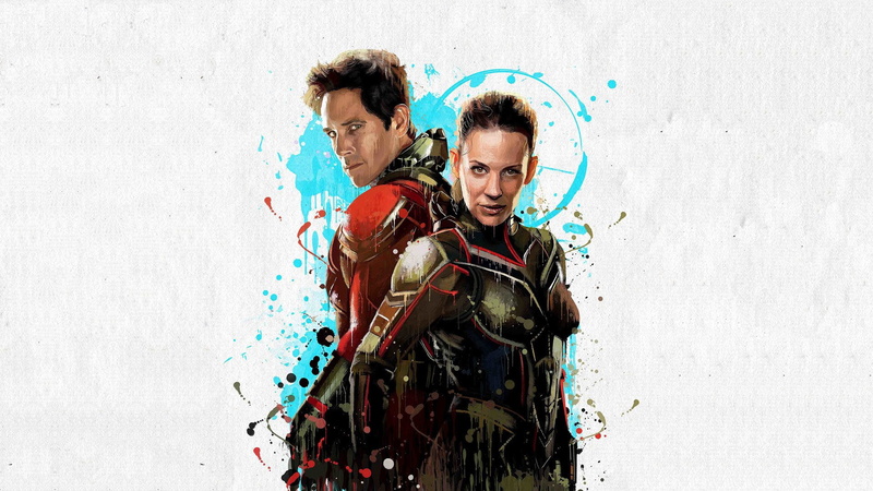Movie, Hope Pym, Scott Lang, 1080P, Ant-Man and the Wasp, Ant-Man, Evangeline Lilly, Wasp (Marvel Comics), Paul Rudd