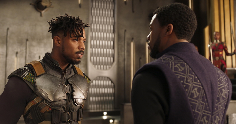 Black Panther (Marvel Comics), Erik Killmonger, Black Panther, Movie, 1080P, Michael B. Jordan, Chadwick Boseman